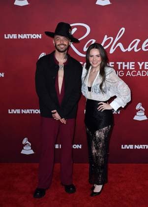 The Latin Recording Academy Person Of The Year Gala 2025 Honoring Raphael - Arrivals Jesse Huerta and Joy Huerta of Jesse & Joy attend The Latin Recording Academy 2025 Person of the Year Gala Honoring Raphael at the Mandalay Bay Convention Center on November 12, 2025 in Las Vegas, Nevada. Las Vegas Mandalay Bay Nevada USA Copyright: xCxFlanigan imageSPACEx