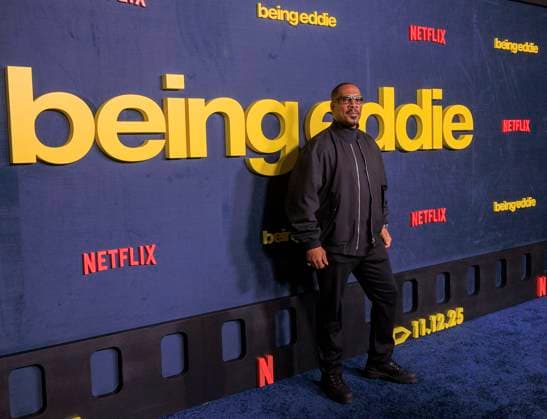 November 12, 2025, Los Angeles, California, USA: Eddie Murphy at the Netflix Being Eddie Premiere held on Wednesday November 12, 2025 at the Netflix Tudum Theater in Los Angeles, California. JAVIER ROJAS PI Los Angeles USA - ZUMAp124 20251112_zaa_p124_029 Copyright: xJavierxRojasx
