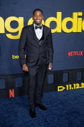 Being Eddie Premiere - Los Angeles, USA LOS ANGELES, USA. November 12, 2025: Funny Mike aka MacArthur Johnson at the premiere for Netflix s Being Eddie at the Tudum Theatre. Los Angeles CA USA  Copyright: xPaulxSmith Featureflashx
