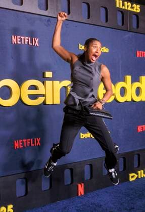 November 12, 2025, Los Angeles, California, USA: Angel McCoughtry at the Netflix Being Eddie Premiere held on Wednesday November 12, 2025 at the Netflix Tudum Theater in Los Angeles, California. JAVIER ROJAS PI Los Angeles USA - ZUMAp124 20251112_zaa_p124_072 Copyright: xJavierxRojasx