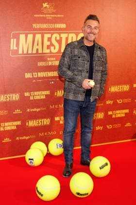 News - Il Maestro - Photocall Daniele Bossari attends the Il Maestro photocall at Cinema Anteo on November 12, 2025 in Milan, Italy. Photo: Cinzia Camela. Milan Cinema Anteo Italy Copyright: xCinziaxCamelax xLiveMediax LPN_2141440