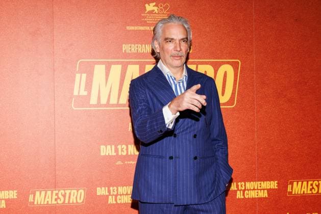 News - Il Maestro - Photocall Andrea Di Stefano attends the Il Maestro photocall at Cinema Anteo on November 12, 2025 in Milan, Italy. Photo: Cinzia Camela. Milan Cinema Anteo Italy Copyright: xCinziaxCamelax xLiveMediax LPN_2141485
