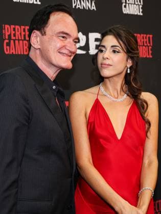 Los Angeles Premiere Of Saban Films The Perfect Gamble LOS ANGELES, CALIFORNIA, USA - NOVEMBER 12: American director, actor, and author Quentin Tarantino and daughter Israeli singer and model-actress Daniella Pick Tarantino arrive at the Los Angeles Premiere Of Saban Films The Perfect Gamble held at the Harmony Gold Theater on November 12, 2025 in Los Angeles, California, United States., Credit:Kay Qiao Avalon United States, California, Los Angeles, Harmony Gold Theater Copyright: xKayxQiaox xAvalonx 1052169100