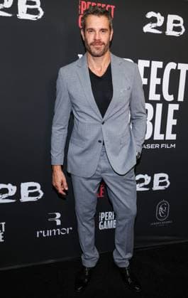 Los Angeles Premiere Of Saban Films The Perfect Gamble LOS ANGELES, CALIFORNIA, USA - NOVEMBER 12: Canadian film and television actor Stephen Huszar arrives at the Los Angeles Premiere Of Saban Films The Perfect Gamble held at the Harmony Gold Theater on November 12, 2025 in Los Angeles, California, United States., Credit:Kay Qiao Avalon United States, California, Los Angeles, Harmony Gold Theater  Copyright: xKayxQiaox xAvalonx 1052169180