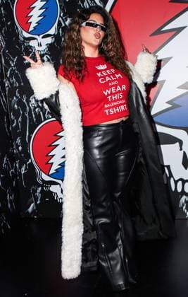 Alice + Olivia X Grateful Dead Launch Party MANHATTAN, NEW YORK CITY, NEW YORK, USA - NOVEMBER 12: Denise Bidot arrives at the Alice + Olivia X Grateful Dead Launch Party held at the Angel Orensanz Center on November 12, 2025 in Manhattan, New York City, New York, United States., Credit:Image Press Agency Avalon United States, New York, New York City, Angel Orensanz Center  Copyright: xImagexPressxAgencyx xAvalonx 1052180891