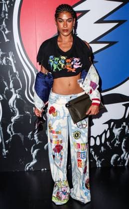 Alice + Olivia X Grateful Dead Launch Party MANHATTAN, NEW YORK CITY, NEW YORK, USA - NOVEMBER 12: Sam Borges arrives at the Alice + Olivia X Grateful Dead Launch Party held at the Angel Orensanz Center on November 12, 2025 in Manhattan, New York City, New York, United States., Credit:Image Press Agency Avalon United States, New York, New York City, Angel Orensanz Center  Copyright: xImagexPressxAgencyx xAvalonx 1052181033
