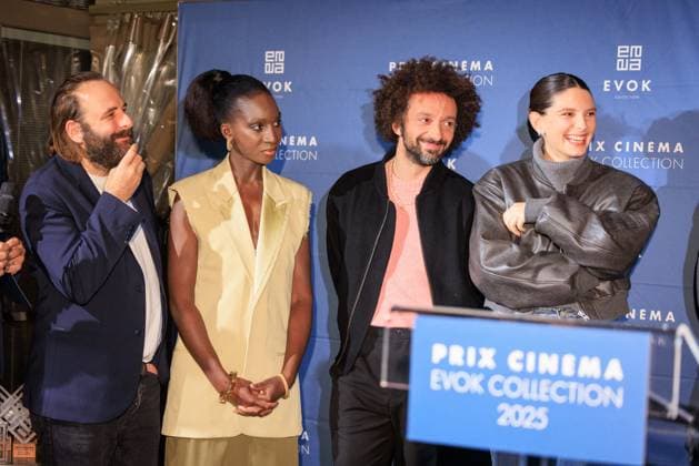Prix Cinema Evok Collection - Paris Vincent Macaigne, Eye Haïdara, William Lebghil and Joséphine Japy attend the Prix Cinema Evok Collection held at the Hotel Brach in Paris, France, on November 13, 2025. Photo by David Boyer ABACAPRESS.COM Paris France  Copyright: xBoyerxDavid ABACAx