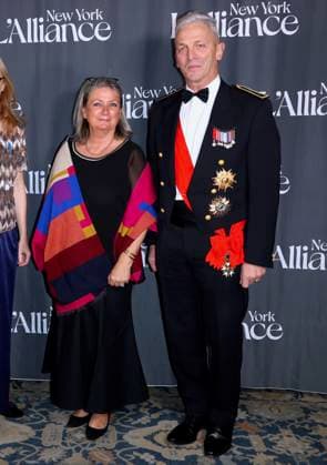 L Alliance Gala 2025 - NYC François Lecointre and Isabelle Lecointre attend the Gala L Alliance Gala at the Plaza Hotel in New York, NY on November 13, 2025. Photo by Charles Guerin ABACAPRESS.COM New York City NY United States  Copyright: xGuerinxCharles ABACAx