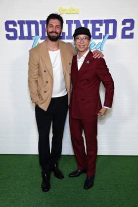 Los Angeles premiere of Tubi™s YA Original Film SIDELINED 2: INTERCEPTED 13 November 2025 . Los Angeles, California - Casey Deidrick, Justin Wu At Los Angeles premiere of Tubi™s YA Original Film SIDELINED 2: INTERCEPTED held at The Pacific Design Center in Los Angeles., Credit:Sadou Faye Avalon United States, CA, Los Angeles, Pacific Design Center  Copyright: xSadouxFayex xAvalonx 1052333667
