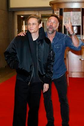 Matthias Schweighöfer und Erik Schmitt bei der Premiere des Kinofims Das Leben der Wünsche in der Lichtburg. Essen, 13.11.2025