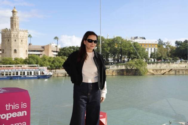 Juliette Binoche poses in Seville on the occasion of the Seville Film Festival, Friday, November 14, 2025 Cordon Press 