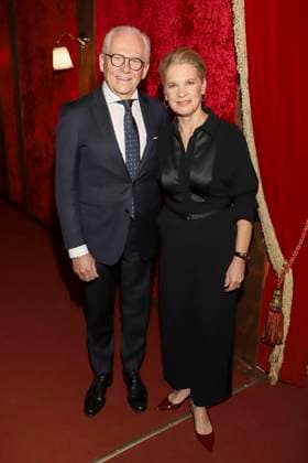 abb Palazzo- Ruediger Grube, Cornelia Poletto bei der Premiere von Cornelia Poletto 10. Dinner Show PALAZZO Hier und Jetzt am 13.11.2025 in Hamburg Hamburg Deutschland