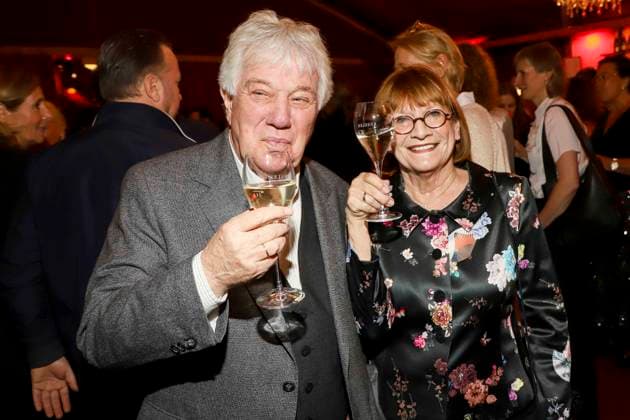 abb Palazzo- Rolf Zuckowski mit Frau Monika der Premiere von Cornelia Poletto 10. Dinner Show PALAZZO Hier und Jetzt am 13.11.2025 in Hamburg Hamburg Deutschland