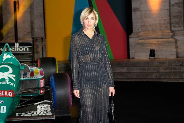 Sveva Alviti bei der Premiere der Sky-Dokumentation Benetton Formula im Space Cinema Moderno. Rom, 13.11.2025