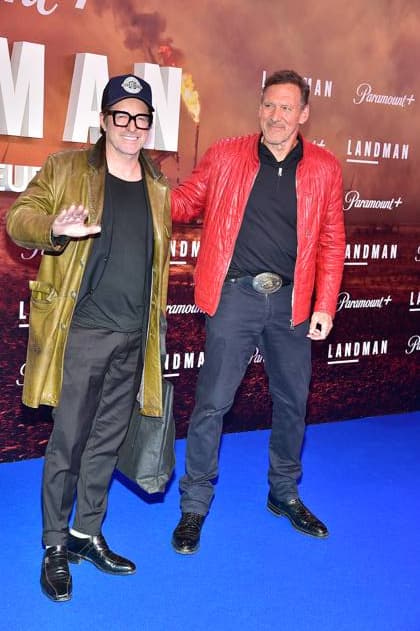Europapremiere von landmann Bruno Eyron mit Ralf Moeller Ankunft roter Teppich zur Europapremiere von landmann .in berlin am 14.11,2025