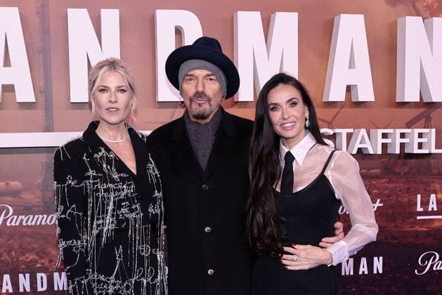 Ali Larter, Billy Bob Thornton und Demi Moore bei der Premiere der 2. Staffel der Serie Landman (Paramount+ ) im Zoo Palast am 14.11.2025 in Berlin Landman Serien Premiere in Berlin