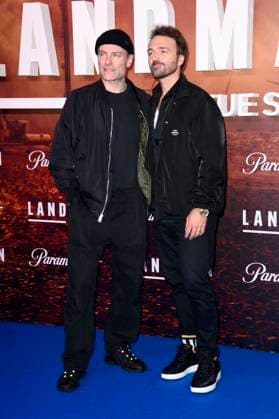 Mark Waschke mit Seumas F. Sargent bei der Europapremiere der 2. Staffel der Paramount Serie Landman im Zoo Palast. Berlin, 14.11.2025