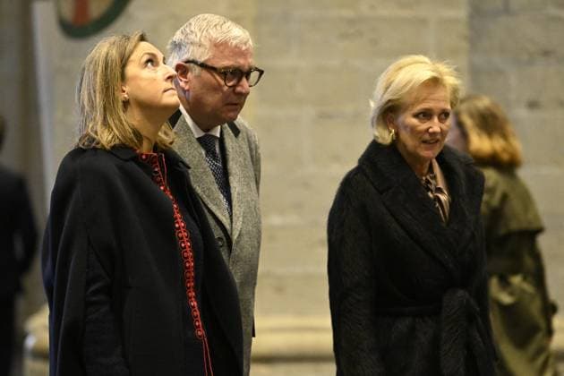 King s Day (Te Deum) BRUSSELS, BELGIUM - NOVEMBER 15: Their Royal Highnesses Princess Astrid, Prince Laurent and Princess Claire will attend the Te Deum celebrated at the Cathedral of St. Michael and St. Gudula in Brussels on the occasion of King s Day on November 15, 2025 in Brussels, Belgium, 15 11 2025 Brussels Belgium  Copyright: xDidierxLebrunx