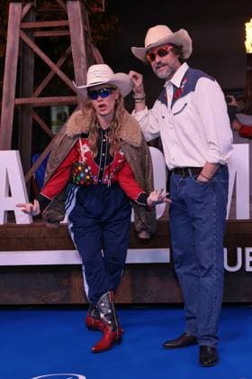 14.11.2025 , Evelyn Weigert und Tom Beck aka Bob and Daisy zur Europapremiere von Landman - Staffel2, Zoo Palast, Berlin, Berlin