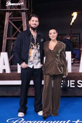 14.11.2025 , Mike Heiter und Leyla Lahouar zur Europapremiere von Landman - Staffel2, Zoo Palast, Berlin, Berlin
