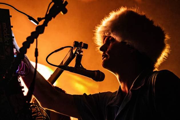 King Gizzard & The Lizard Wizard live in Copenhagen, Denmark Copenhagen, Denmark. 14th, November 2025. The Australian psychedelic rock band King Gizzard & the Lizard Wizard performs a live concert at Poolen in Copenhagen. Here singer and musician Stu Mackenzie is seen live on stage. Denmark, Copenhagen  Copyright: xGonzalesxPhoto ErlingxBrodersenx