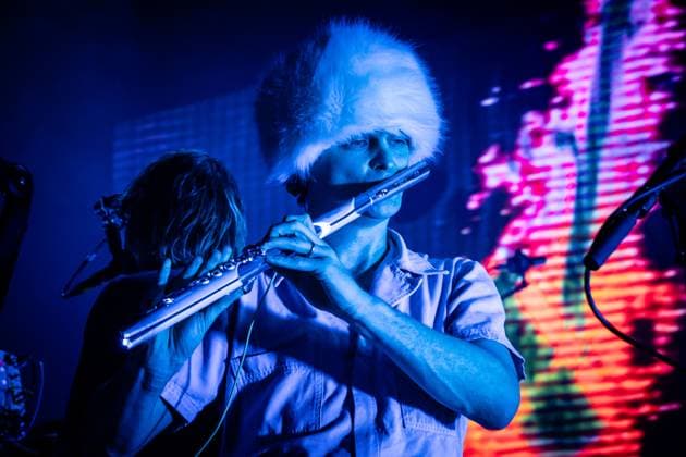 King Gizzard & The Lizard Wizard live in Copenhagen, Denmark Copenhagen, Denmark. 14th, November 2025. The Australian psychedelic rock band King Gizzard & the Lizard Wizard performs a live concert at Poolen in Copenhagen. Here singer and musician Stu Mackenzie is seen live on stage. Denmark, Copenhagen  Copyright: xGonzalesxPhoto ErlingxBrodersenx