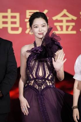 XIAMEN, CHINA - NOVEMBER 15: Actress Xin Zhilei of The Sun Rises on Us All arrives at the red carpet for the closing ceremony during the 38th China Golden Rooster Awards on November 15, 2025 in Xiamen, Fujian Province of China.  Copyright: xVCGx 111604093662