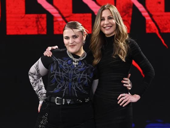 Rome: Rai studios, formerly Dear, TV show Belve. Pictured: BigMama, Francesca Fagnani  Copyright: xMarcoxProvvisionatox xipa-agency.netx xMarcoxProvvisionatox IPA_Agency_IPA67991957