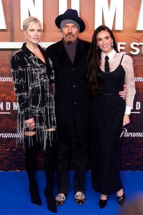 Ali Larter, Billy Bob Thornton und Demi Moore bei der Europapremiere der 2. Staffel der Paramount Serie Landman im Zoo Palast. Berlin, 14.11.2025