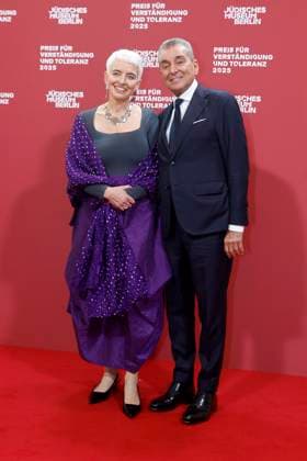 15.11.2025, Hetty Berg, Michel Friedman, beim 24. Preis fuer Verstaendigung und Toleranz im Juedischen Museum in Berlin, Berlin Deutschland, Germany