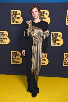 Sandra Hüller bei der Preisverleihung vom 39. Braunschweig International Film Festival im Staatstheater. Braunschweig, 15.11.2025