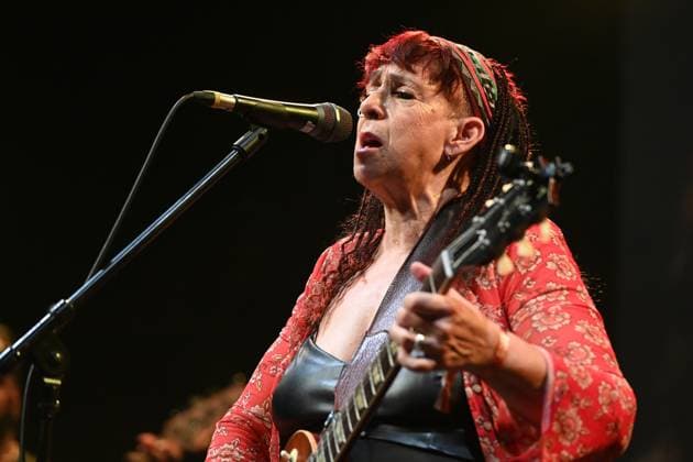 American singer Joanna Connor performs during the Blues Alive festival 2025 in Sumperk, Czech Republic, on November 15, 2025. (CTKxPhoto LudekxPerina) CTKPhotoP2025111505254  CTKPhotoP2025111505254