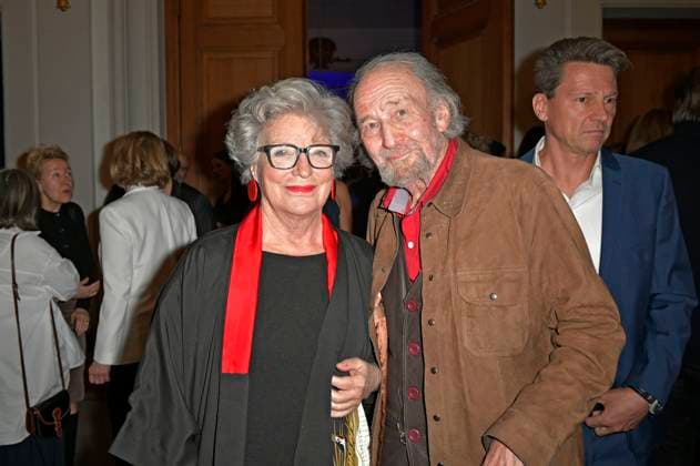 Peggy Lukac und Michael Mendl bei der 8. Verleihung des Götz George Preises 2025 im Kaiserin-Friedrich-Haus. Berlin, 15.11.2025