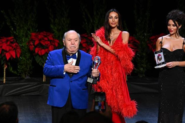 Monte Carlo, 22nd Monte Carlo Film Festival De La Comédie. Awards ceremony. Pictured: Lino Banfi.  Copyright: xManuelexMangiarottix xipa-agency.netx xComix xMangiarottix IPA_Agency_IPA68017964