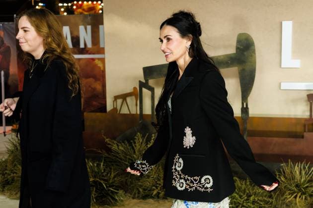 Landman Season Two UK premiere on Sunday 16 November 2025 Demi Moore seen at the Landman Season Two UK premiere on Sunday 16 November 2025 at Cineworld Leicester Square, London. ., Credit:Julie Edwards Avalon  Copyright: xJuliexEdwardsx xAvalonx 1052833745