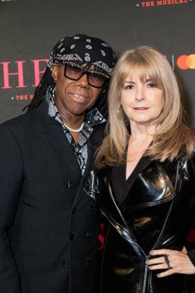 November 16, 2025, Bronx, New York, USA: Nile Rodgers and Nancy Hunt attend Chess opening night on Broadway at Imperial Theatre in New York, NY on November 16, 2025 Bronx USA - ZUMAr339 20251116_znp_r339_044 Copyright: xLevxRadinx