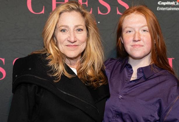 November 16, 2025, Bronx, New York, USA: Edie Falco and Macy Falco attend Chess opening night on Broadway at Imperial Theatre in New York, NY on November 16, 2025 Bronx USA - ZUMAr339 20251116_znp_r339_050 Copyright: xLevxRadinx