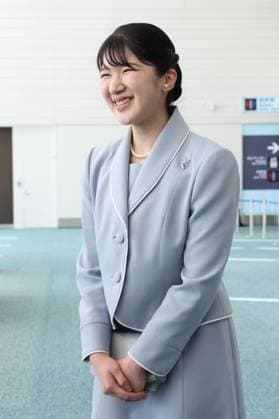 Japan Princess Aiko departs for Laos Japanese Princess Aiko is pictured at Tokyo s Haneda airport on Nov. 17, 2025, before departing for Laos on her first official overseas trip. (Pool photo)  A14AA0005039909P