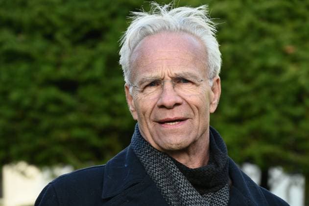 Schauspieler Klaus J. Behrendt ( Kommissar Max Ballauf ) posiert am Set des 98. Kölner Tatort Der Glücklichmacher
