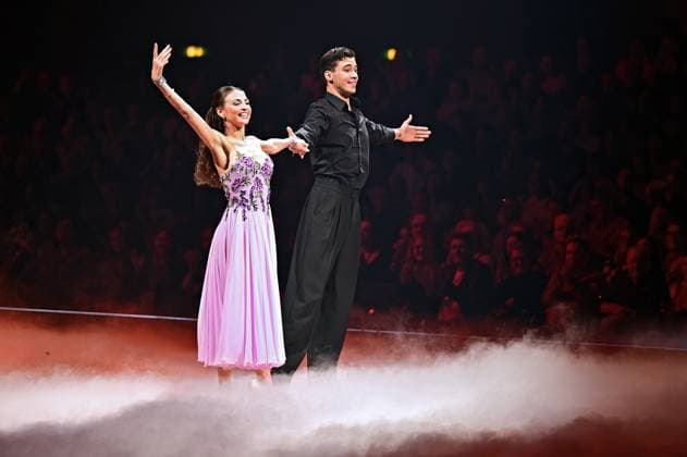 Let‘s Dance Live. Diego Pooth und Ekaterina Leonova während der Live-Show Let‘s Dance am 17.11.2025 in der Festhalle Frankfurt. 20251117MWI096095