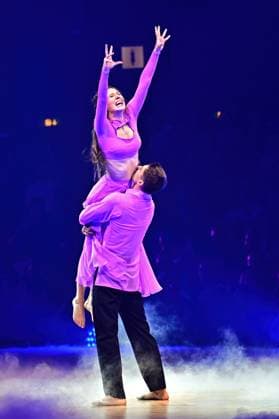 Let‘s Dance Live. Ann-Kathrin Bendixen und Zsolt Sandor Cseke während der Live-Show Let‘s Dance am 17.11.2025 in der Festhalle Frankfurt. 20251117MWI095527