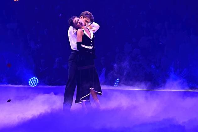 Let‘s Dance Live. Taliso Engel und Patricija Ionel während der Live-Show Let‘s Dance am 17.11.2025 in der Festhalle Frankfurt. 20251117MWI095793