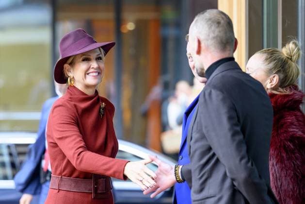 Rotterdam, The Netherlands, 2025-11-18 12:48:40 ROTTERDAM, 18-11-2025, SAWA. Queen Maxima opens the circular wooden residential building SAWA in Rotterdam. The building contains over one hundred apartments and has been extensively developed in a circular and biobased manner, with a focus on nature and affordable housing. PHOTO: NLBeeld Patrick van Emst Credit: NL Beeld Patrick van Emst  Copyright: xx x
