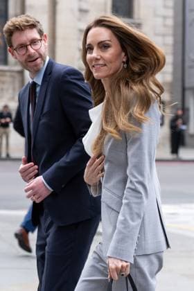 November 18, 2025, London, England, United Kingdom: The Princess of Wales will attend The Future Workforce Summit, hosted by The Royal Foundation.Business Taskforce for Early Childhood at Salesforce Tower in the City of London. London United Kingdom - ZUMAk172 20251118_zip_k172_013 Copyright: xThomasxKrychx