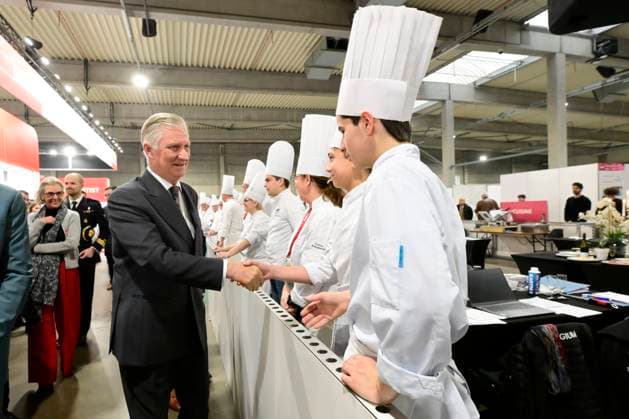 King Philippe of Belgium Attends Startech 2025 MARCHE-EN-FAMENNE, BELGIUM - NOVEMBER 18 : King Philippe of Belgium pictured attending the Startech s Days, organised by Worldskills Belgium at the WEX. WorldSkills Belgium promotes engineering, technology and science professions in our country on November 18, 2025 in Marche-en-Famenne, Belgium, 18 11 2025 Marche-en-Famenne Belgium  Copyright: xPhilipxReynaersx
