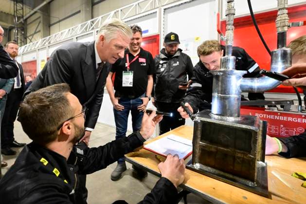 King Philippe of Belgium Attends Startech 2025 MARCHE-EN-FAMENNE, BELGIUM - NOVEMBER 18 : King Philippe of Belgium pictured attending the Startech s Days, organised by Worldskills Belgium at the WEX. WorldSkills Belgium promotes engineering, technology and science professions in our country on November 18, 2025 in Marche-en-Famenne, Belgium, 18 11 2025 Marche-en-Famenne Belgium  Copyright: xPhilipxReynaersx
