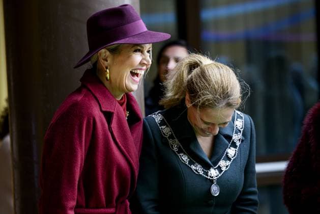 Rotterdam, The Netherlands, 2025-11-18 13:21:14 ROTTERDAM, 18-11-2025, SAWA. Queen Maxima opens the circular wooden residential building SAWA in Rotterdam. The building comprises over one hundred apartments and has been extensively developed in a circular and biobased manner, with a focus on nature and affordable housing. PHOTO: NLBeeld Patrick van Emst Credit: NL Beeld Patrick van Emst  Copyright: xx x