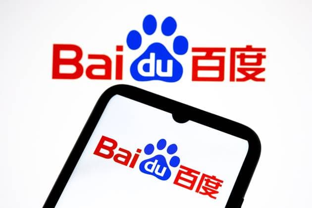 Baidu The Baidu logo appears on a smartphone screen and as the background on a laptop computer screen in this photo illustration in Athens, Greece, on September 18, 2025. (Photo Illustration by Nikolas Kokovlis NurPhoto) Athens Greece  Copyright: xNikolasxKokovlisx originalFilename: kokovlis-notitle251118_npRGG.jpg