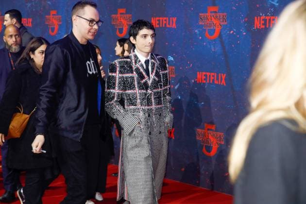 Premiere der Stranger Things Staffel 5 in Berlin Berlin, 18.11.2025 Finn Wolfhard bei der Premiere der Stranger Things Staffel 5 in Berlin Berlin Copyright: xMatthiasxGränzdörferx