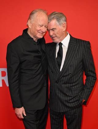 Celebrities arrive at GQ Men of the Year 2025 in London Featuring: Stellan Skarsgard, Pierce Brosnan Where: London, United Kingdom When: 18 Nov 2025 Credit: Cover Images EDITORIAL USE ONLY. NOT FOR USE BY NEWSPAPERS BASED IN THE UK. Copyright: xx coverimg55277281